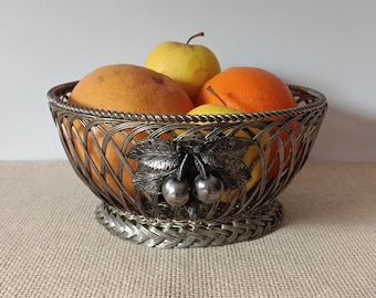 フランスのヴィンテージ籐バスケットホームデコレーションキッチンmi