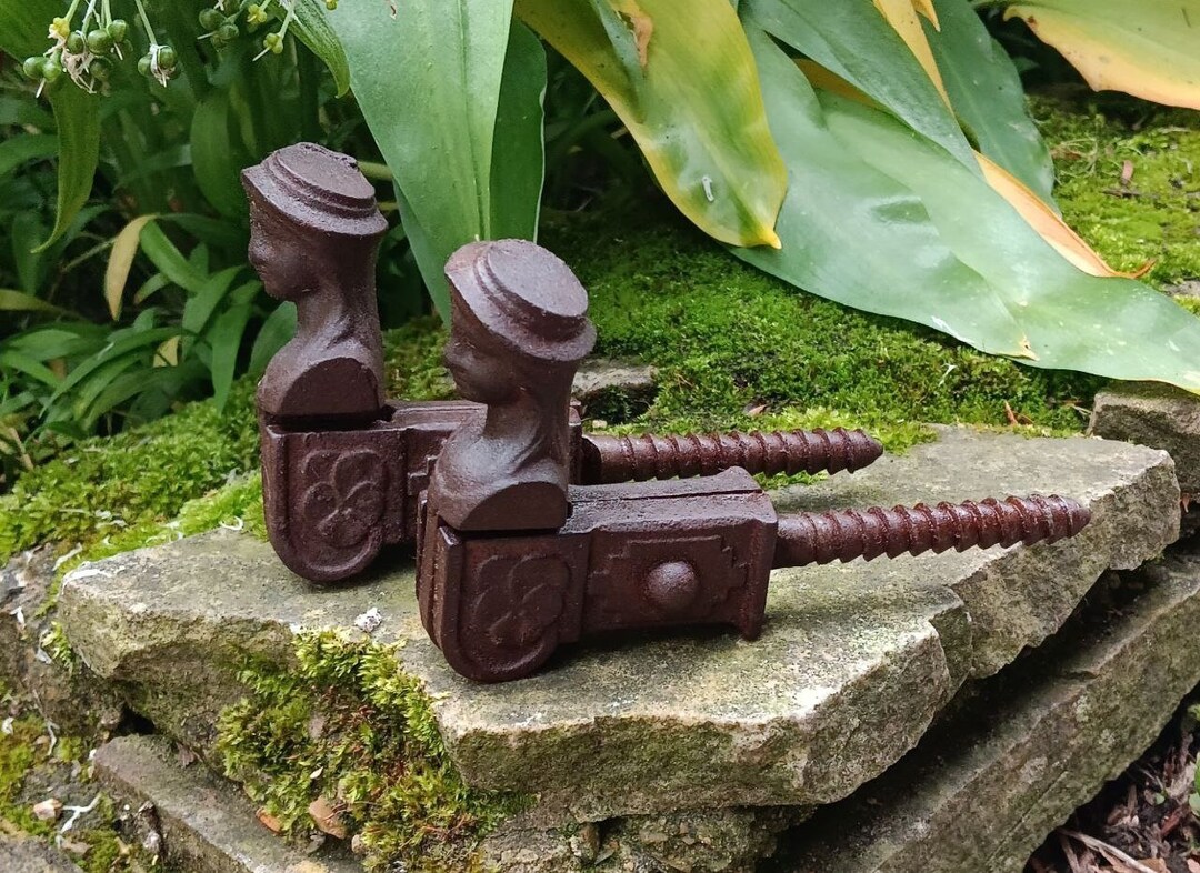 French Vintage Shutter Stopper, Antique Window Shutter Stoppers, Two