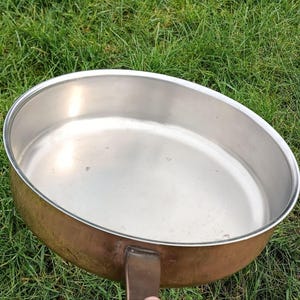 Vintage Copper Pan, Antique Copper Pan, Copper Pan, Mid Century, Copper Utensils, Copper Pots, Kitchen Decor, Housewarming Gift, Copperware