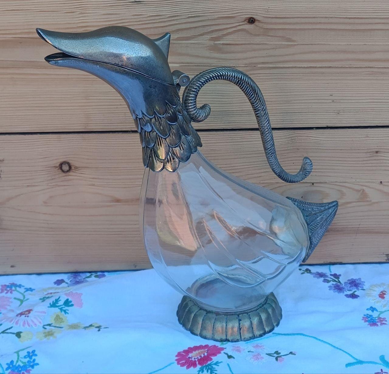 Duck wine decanter - Etsy 日本