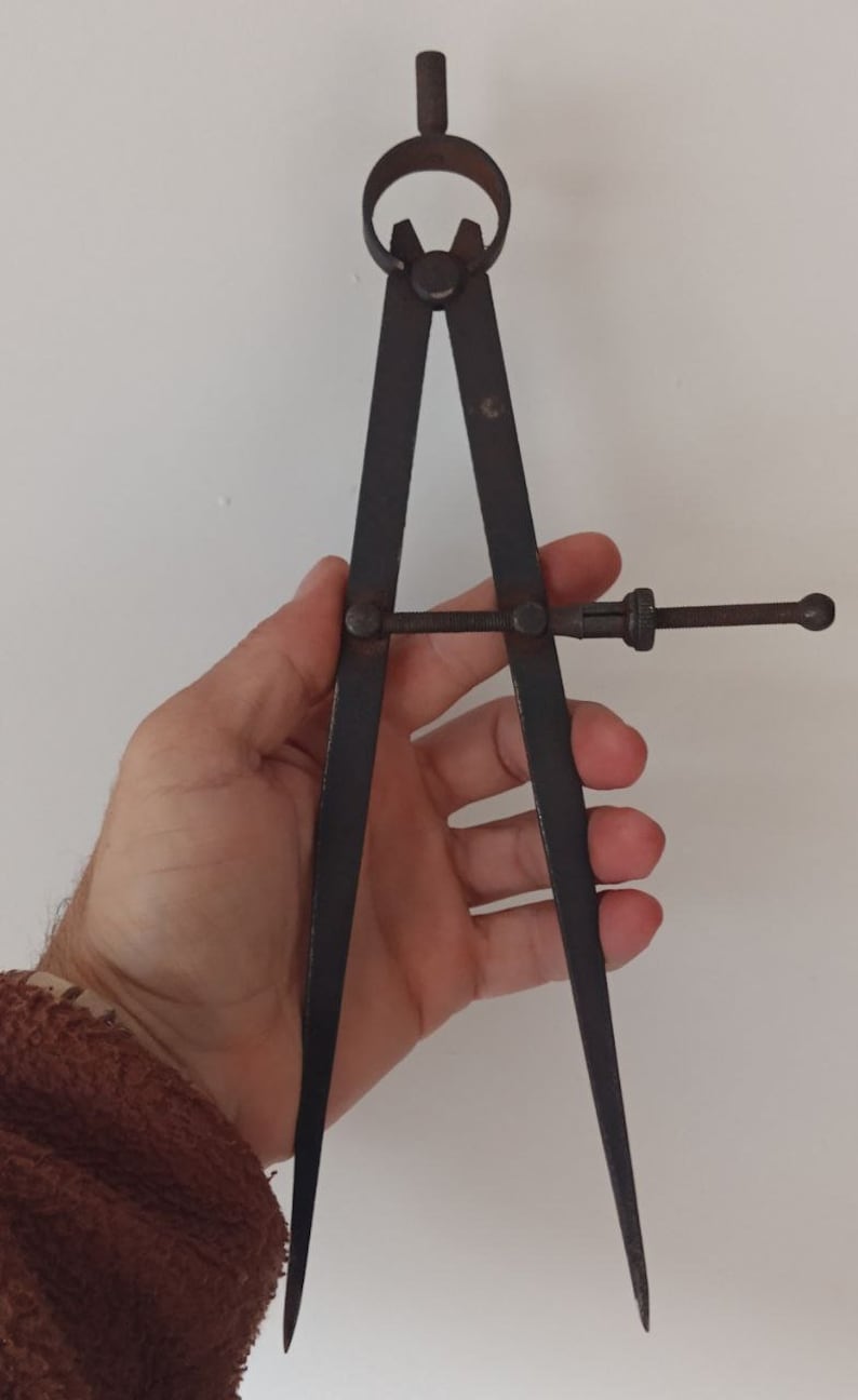 Vintage Calipers, Antique Compass, Vintage French Instrument 1930 ...