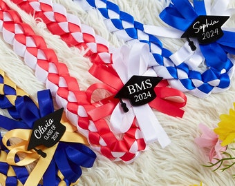 Ribbon Graduation Lei,Personalized Satin Lei For Graduation,2024  Graduation Keepsake,Graduation Gift For High School/College,Class Of 2024