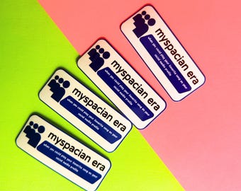 MySpace Era Nostalgia Sticker, Y2K Waterproof Vinyl Decal
