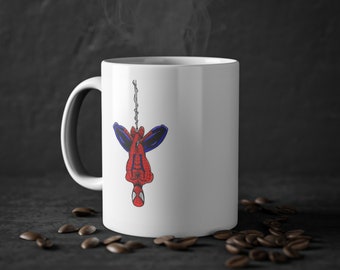 Spiderman Coffee Mug: Animated Superhero Ceramic Cup