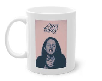Lana Del Rey Mug: "Let Me Love You Like a Woman" Ceramic Coffee Cup