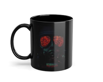 Resident Evil Mug: Raccoon City Gasmask, Horror Fan Gift
