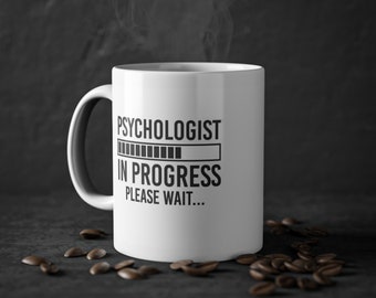 Taza de Psicólogo en proceso: Regalo divertido para estudiantes de psicología