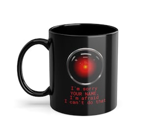 Personalized HAL-9000 Mug: 2001 A Space Odyssey Gift