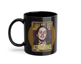 Lana Del Rey Ultraviolence Mug: Indie Music Icon Coffee Cup (11oz)