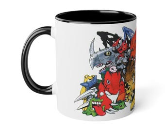 Colorful Monster Art Mug – Gamer Pop Culture Coffee Cup