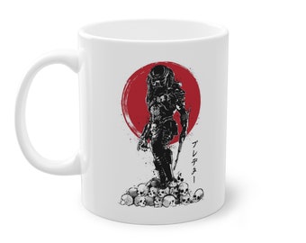PREDATOR Mug with Iconic Art | Sci-Fi Movie Fan Gift | Unique Predator Merchandise | Perfect Gift for Predator Enthusiasts | 11oz