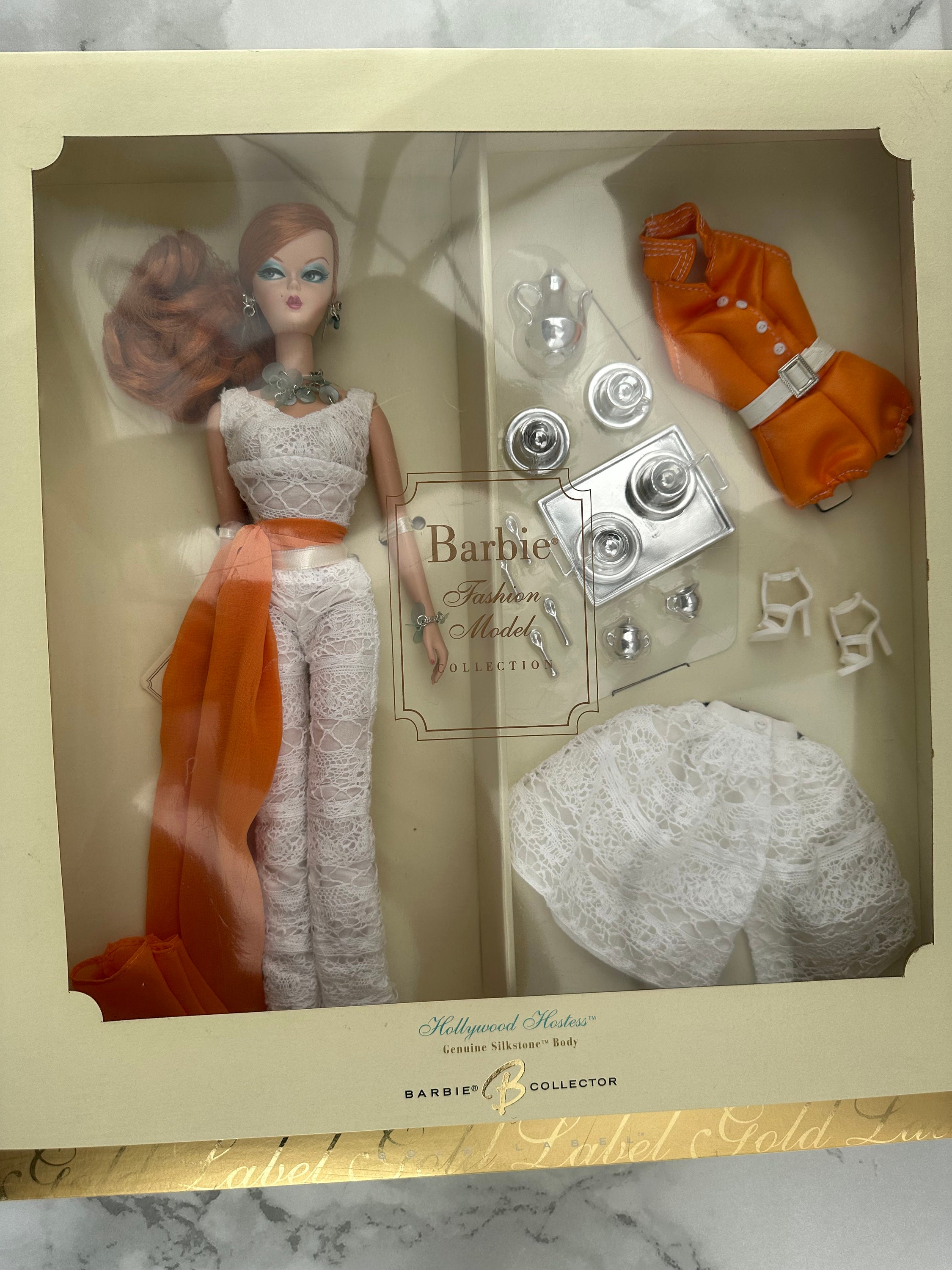 その他 HOLLYWOOD HOSTESS BARBIE Doll Hollywood Hostess Barbie Doll Giftset Silkstone Gold Label