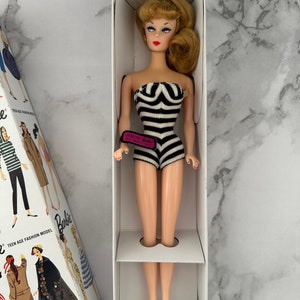 Modelo de moda adolescente de Barbie, reproducción del 35.º aniversario, n.º de stock 850. Nuevo.