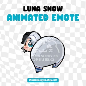 Luna Winter-Themed Superhero Rivals Twerking Booty Animated P2U Emote Shaking Butt Emote for Streaming on Twitch, Discord and YouTube