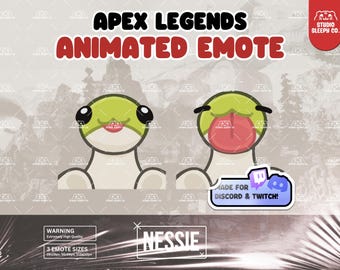 Nessie Lick Apex Legends Animated Emotes for Discord Twitch Streamers