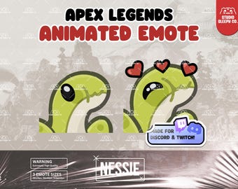 Nessie Glomp Apex Legends Animated Emotes for Discord Twitch Streamers