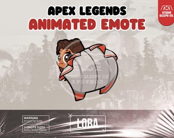 Loba Twerking Animated Emote: Apex Legends Twitch, Discord, YouTube (Digital Download)