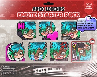 APEX LEGENDS Alter Instant Download Digital Emote Sticker Bundle for Discord Twitch Youtube Streaming