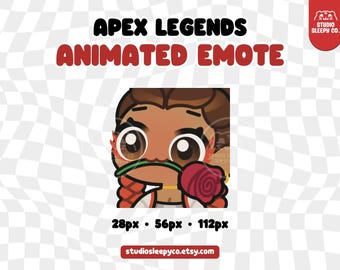 Loba Rose Animated Emote: Apex Legends Twitch Discord (Digital Download)