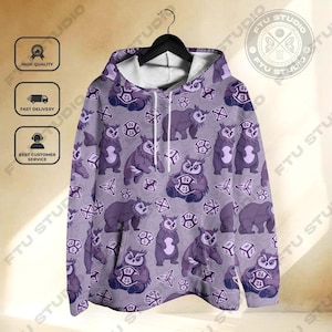 Owlbear Dice Hoodie: Funny Dungeon Master Fantasy Game