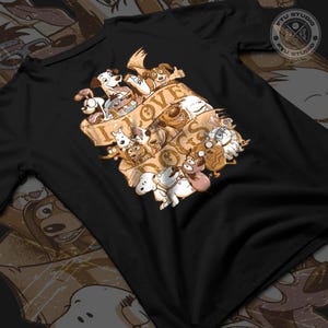 The Dog Cartoon T-shirt Funny Game Video Game Gift