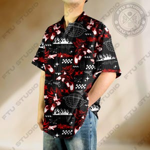 Shadow the Hedgehog Hawaiian Shirt - Etsy