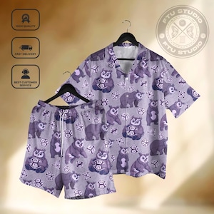 Owlbear Dice Hawaiian Shirt DD Collection Fantasy Game Gifts