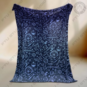 Galaxy Equipment Dice Blanket Funny Dice Dungeon Master DD Dice Gifts