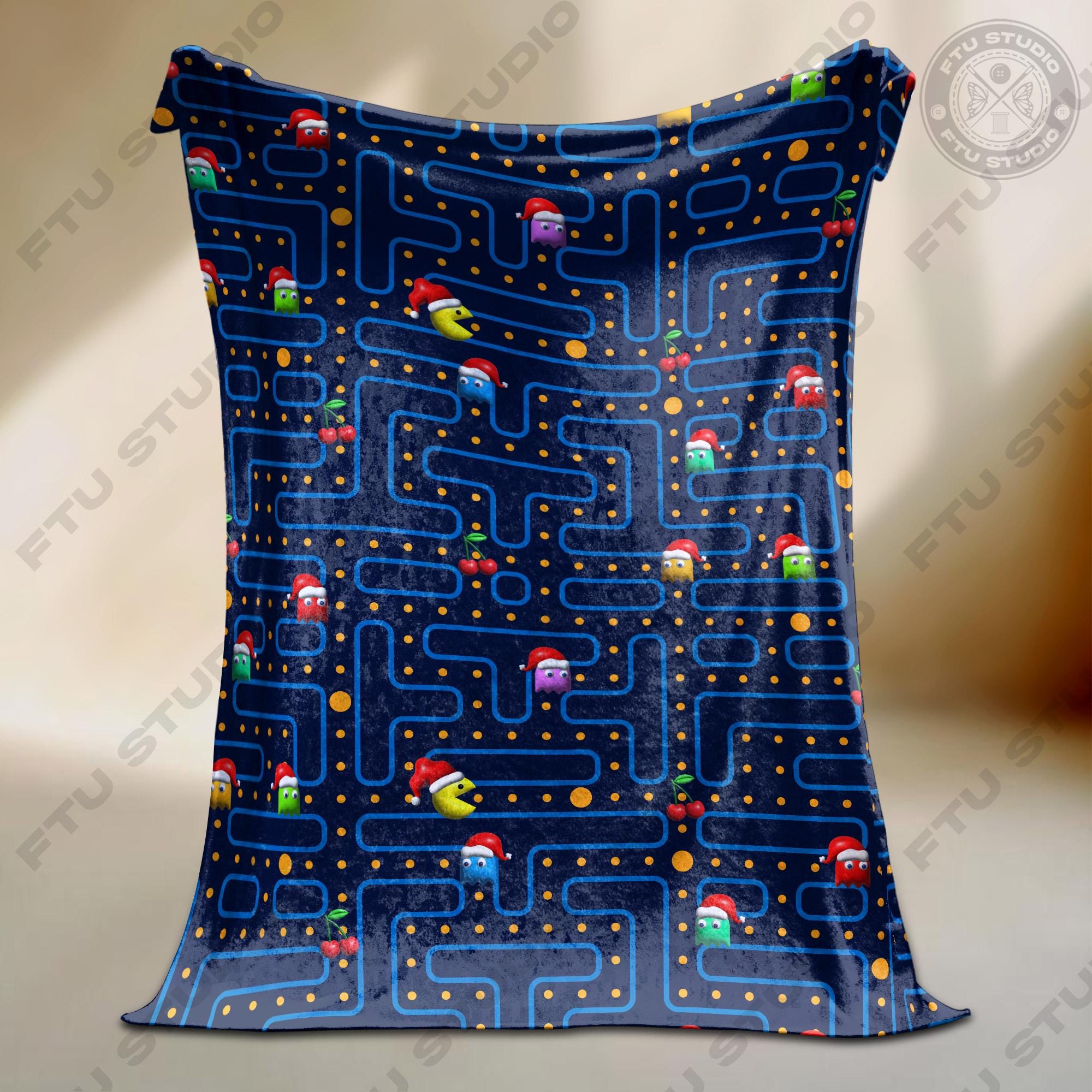 Pac man blanket - Etsy 日本