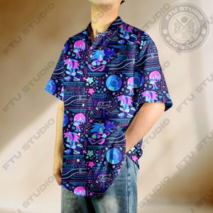 Hedgehog Electronic Hawaiian Shirt Collection Fantasy Video Game Gifts