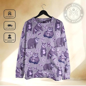Owlbear Dice Sweatshirt Owlbear Funny Sweatshirt Dungeon Master Fantasy Game Collection