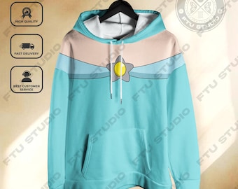 Rosalina Cosplay Hoodie Sweatshirt - Friends Cosmic Cozy Sweater Characters - Video Game Gift