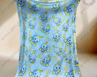 Chao Cute Japanese Blanket Game Blanket Funny Game Video Game Gifts