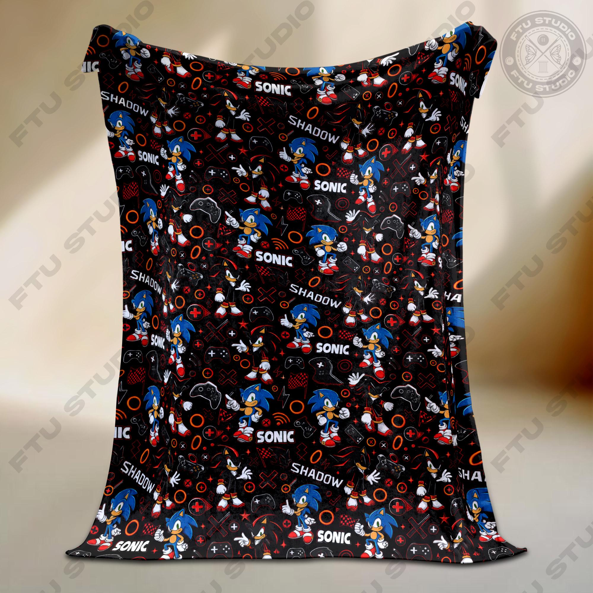 Cuscino Sonic Da 31cm - Peluche Ufficiale Personaggio Vellutato