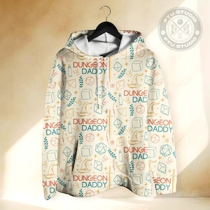 Dungeons Daddy Dice Hoodie: Humorous D&D Design