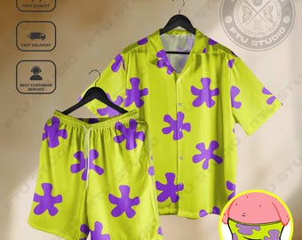 Patrick Hawaiian Shirt Aloha Star Summer Shirt Gaming Adventure Gamer Style Gift