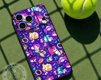 The Hedgehog Friends Phone Case Retro Pattern Gaming Case Video Game  Fans