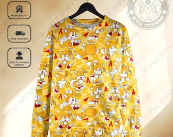 Miles Prower Hoodie Sweatshirt - Tails Hedgehog Cozy Beloved Characters - Gamer Shirt Gift