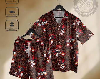 Shadow Line Hawaiian Shirt Speed Hedgehog Gaming Adventure Gamer Japanese Style