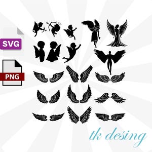 Angel wings SVG,Angel wing svg,Angel wings PNG,Wings shape,Wing ,Cricut,Silhouette,Bundle,Vector,Instant download.