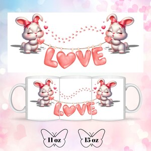 Valentine&#39;s Day Mug Wrap png, Valentines Mug Wrap Bundle, Valentine Mug Sublimation Designs, Valentines Day Mug Full Wrap 11oz 15oz