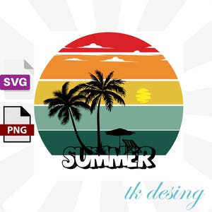 Retro Summer Vibes SVG PNG Summer shirt Svg Summer Png Beach vibes Svg Summer break Svg Cut File Beach Shirt Sublimation Front Back ORIGINAL