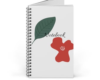 Cuaderno, Diario Espiral Floral