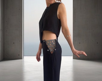 Fermoir hanches imprimées en 3D  - pour pantalon customisable Auberlitys