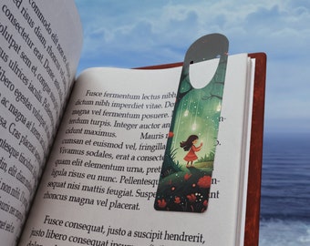 Aluminum Bookmark, Little Girl Dreams