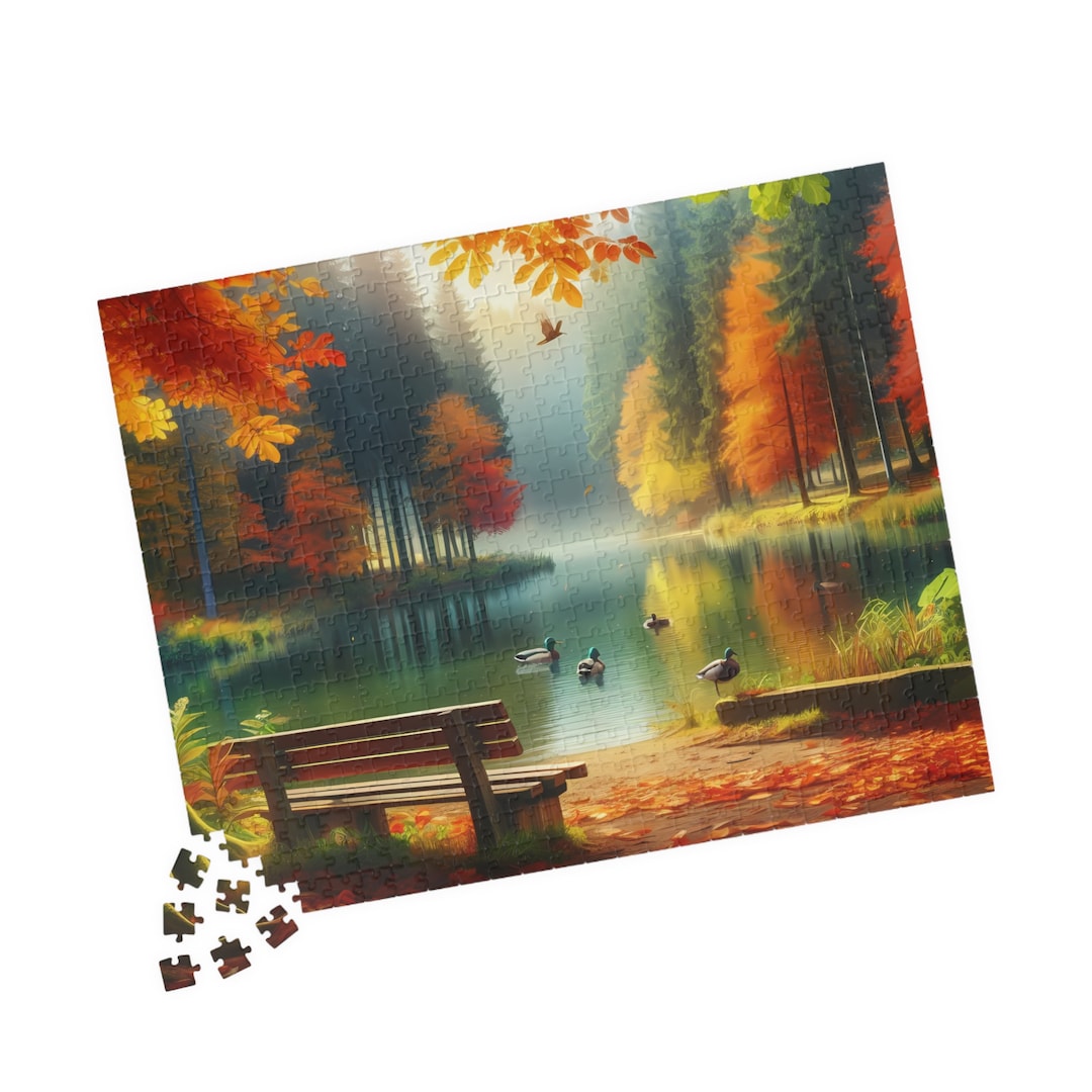 1000 Piece Jigsaw Puzzle Autumn Season Limited Edition Fall Themed ...