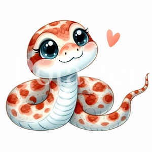 9 Cute snake clipart snake aquarela clipart cute aquarela clipart aquarela cobra bebê cobra presente para crianças download instantâneo uso comercial