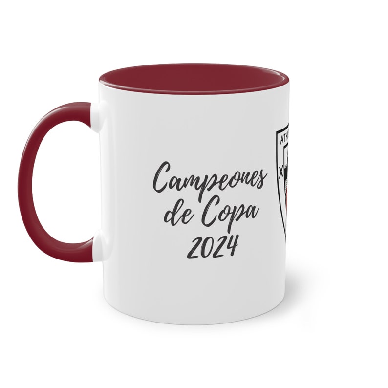 taza atletic club de bilbao, taza personalizada atletic club de bilbao, taza campeon de copa del rey 2024, iker muniain taza atletic bilbao imagen 5