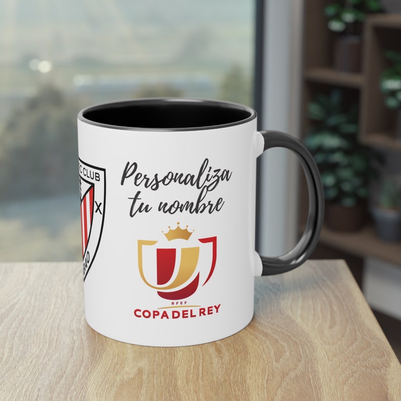 taza atletic club de bilbao, taza personalizada atletic club de bilbao, taza campeon de copa del rey 2024, iker muniain taza atletic bilbao imagen 10