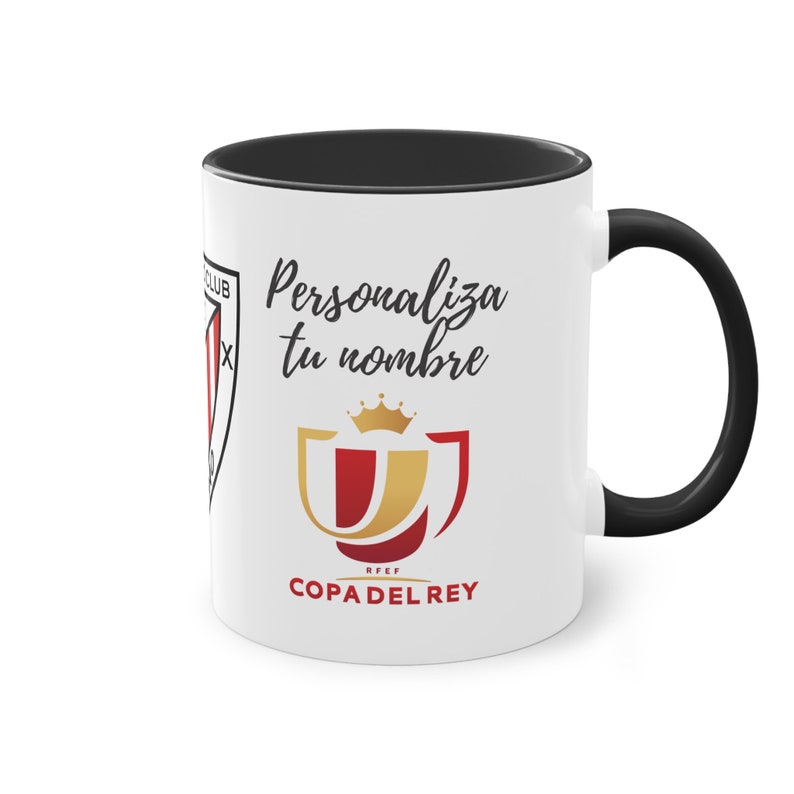 taza atletic club de bilbao, taza personalizada atletic club de bilbao, taza campeon de copa del rey 2024, iker muniain taza atletic bilbao imagen 9